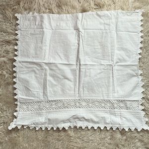 Vintage Victorian pillow sham from Europe
